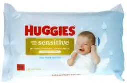 De Online Drogist Huggies Sensitive Baby Doekjes 48ST aanbieding