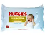 De Online Drogist Huggies Sensitive Baby Doekjes 48ST aanbieding