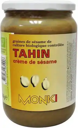 De Online Drogist Monki Tahin Zonder Zout 650GR aanbieding