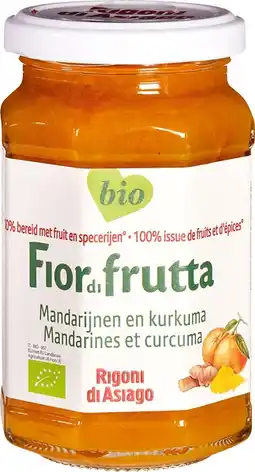 De Online Drogist Fiordifrutta Jam Mandarijn en Kurkuma 260GR aanbieding
