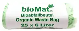 De Online Drogist Biomat Compost Afvalzakken 6LT 25ST aanbieding