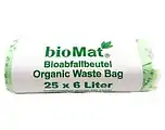 De Online Drogist Biomat Compost Afvalzakken 6LT 25ST aanbieding