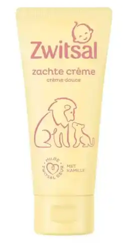 De Online Drogist Zwitsal Zachte Crème - met kamille 100ML aanbieding