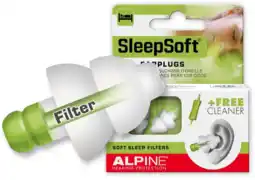 De Online Drogist Alpine SleepSoft Soft Sleep Filters Oordoppen 1ST aanbieding