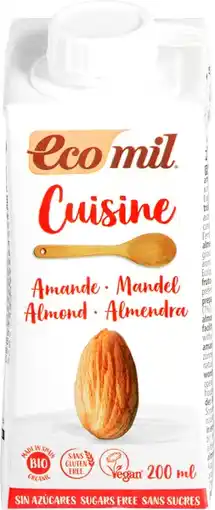 De Online Drogist EcoMil Cuisine Amandel 200ML aanbieding