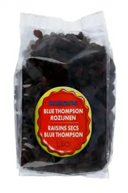 De Online Drogist Horizon Blue Thompson Rozijnen Bio 500GR aanbieding