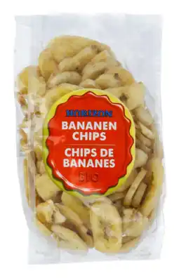 De Online Drogist Horizon Bananen Chips Bio 125GR aanbieding