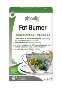 De Online Drogist Physalis Fat Burner Biokruideninfusie Zakjes 20ZK aanbieding