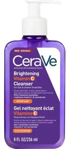De Online Drogist CeraVe Brightening Vitamin C Cleanser 236ML aanbieding