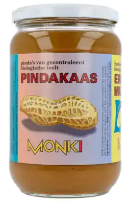 De Online Drogist Monki Pindakaas 650GR aanbieding