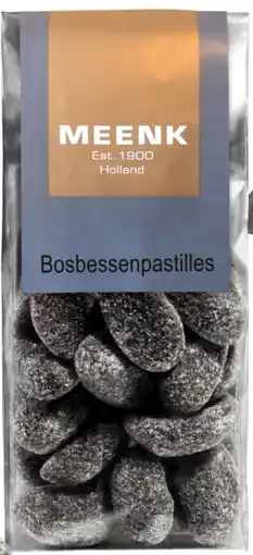 De Online Drogist Meenk Bosbessenpastilles 160GR aanbieding