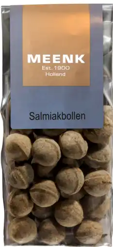 De Online Drogist Meenk Salmiak Bollen 180GR aanbieding