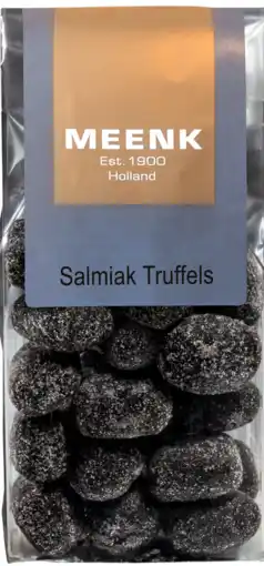 De Online Drogist Meenk Salmiak Truffels 180GR aanbieding
