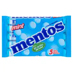 De Online Drogist Mentos Chewy Dragees Mint 5ST aanbieding