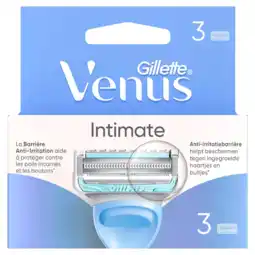 De Online Drogist Gillette Venus Intimate Scheermesjes 3ST aanbieding
