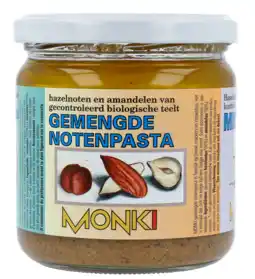 De Online Drogist Monki Notenpasta Gemengd 330GR aanbieding