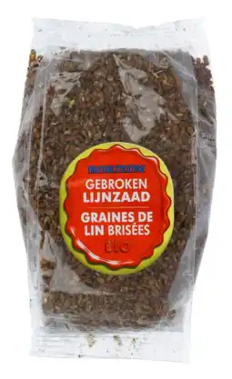 De Online Drogist Horizon Gebroken Lijnzaad Bio 200GR aanbieding