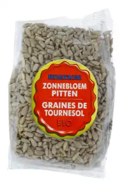 De Online Drogist Horizon Zonnebloempitten Bio 200GR aanbieding