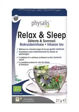 De Online Drogist Physalis Relax & Sleep Biokruideninfusie Zakjes 20ZK aanbieding