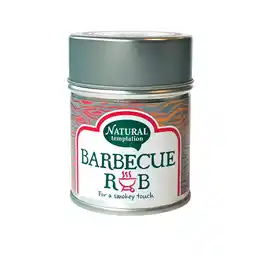 De Online Drogist Natural Temptation Barbeque Rub Bio Kruiden 40GR aanbieding