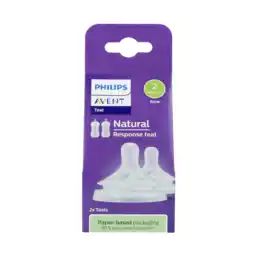 De Online Drogist Avent Natural Response Flesspeen Flow2 2ST aanbieding