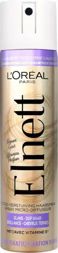 De Online Drogist L'Oréal Paris Elnett Mini Haarspray Shine - Dof Haar 75ML aanbieding