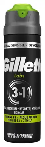 De Online Drogist Gillette Labs 3-In-1 Scheergel 198ML aanbieding