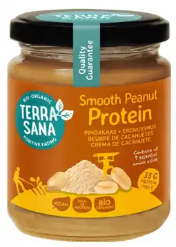 De Online Drogist TerraSana Protein Pindakaas 250GR aanbieding