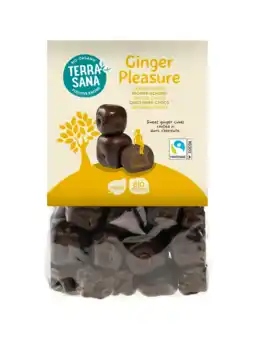 De Online Drogist TerraSana Ginger Pleasure Choco Bio 150GR aanbieding