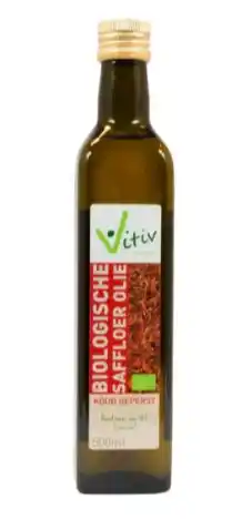 De Online Drogist Vitiv Biologische Saffloer Olie 500ML aanbieding