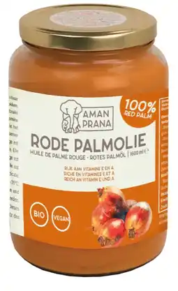 De Online Drogist Aman Prana Rode Palmolie 1600ML aanbieding