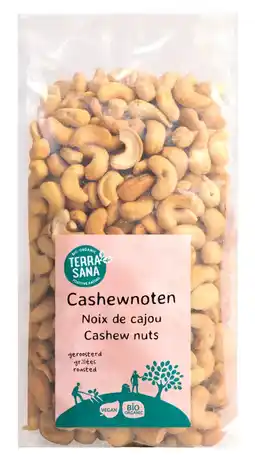 De Online Drogist TerraSana Cashewnoten Geroosterd 750GR aanbieding
