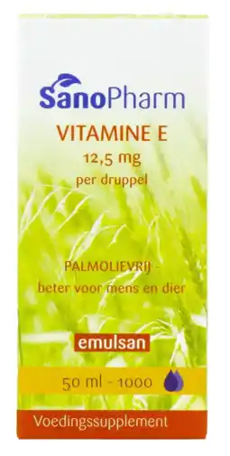 De Online Drogist Sanopharm Vitamine E Druppels 1000ML aanbieding