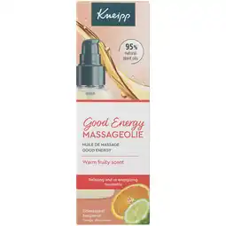 De Online Drogist Kneipp Massageolie Good Energy 100ML aanbieding