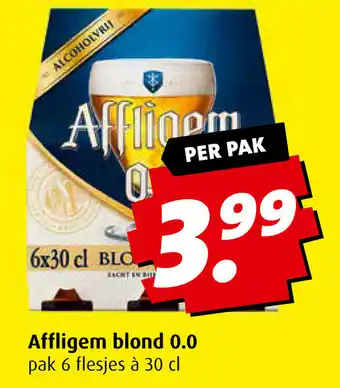 Boni Affligem blond 0.0 30cl aanbieding