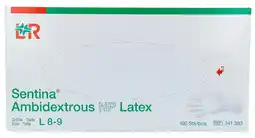 De Online Drogist L&R Latex Handschoenen Maat L 100ST aanbieding