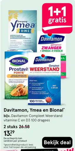 Etos Davitamon, Ymea en Bional aanbieding