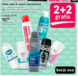 Etos Dove Men+Care Advanced Clean Comfort aanbieding