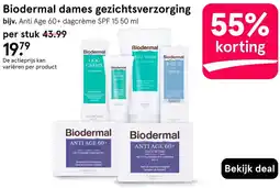 Etos Biodermal dames gezichtsverzorging aanbieding