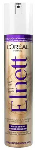 De Online Drogist L'Oréal Paris Elnett Haarspray Anti-Gele Gloed 200ML aanbieding