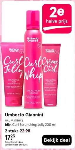 Etos Umberto Giannini Curl Scrunching Jelly 200 ml aanbieding