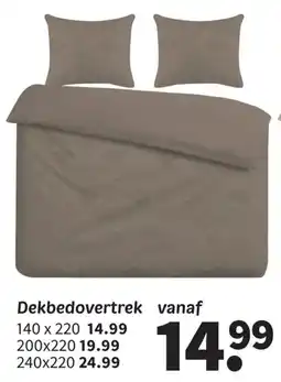 Wibra Dekbedovertrek aanbieding