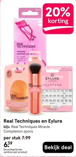 Etos Real Techniques en Eylure aanbieding
