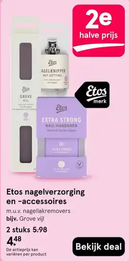 Etos Etos nagelverzorging en -accessoires aanbieding