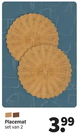 Wibra Placemat aanbieding
