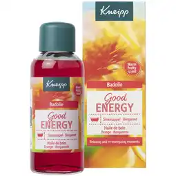 De Online Drogist Kneipp Badolie Good Energy 100ML aanbieding