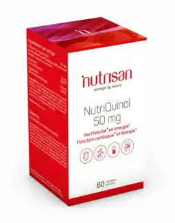 De Online Drogist Nutrisan NutriQuinol 50mg Softgels 60SG aanbieding
