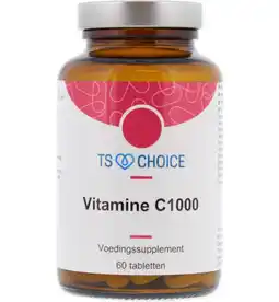 De Online Drogist TS Choice Vitamine C1000 Tabletten 60TB aanbieding