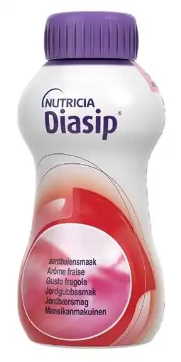 De Online Drogist Nutricia Diasip Aardbei 4-pack 800ML aanbieding
