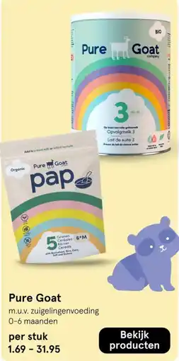 Etos Pure Goat m.u.v. zuigelingenvoeding 0-6 maanden aanbieding